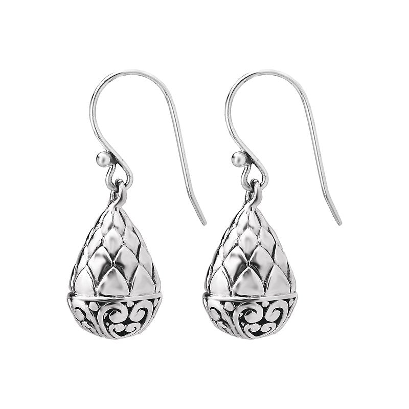 Sterling Silver Ladies Fashion Earrings Fali