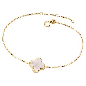 Italian 14kt Mother of Pearl Bracelet