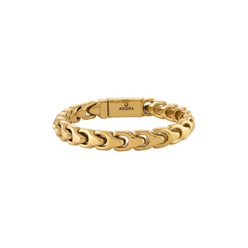 Bulova Stainless Steel Classic Jewelry Mens Bracelet