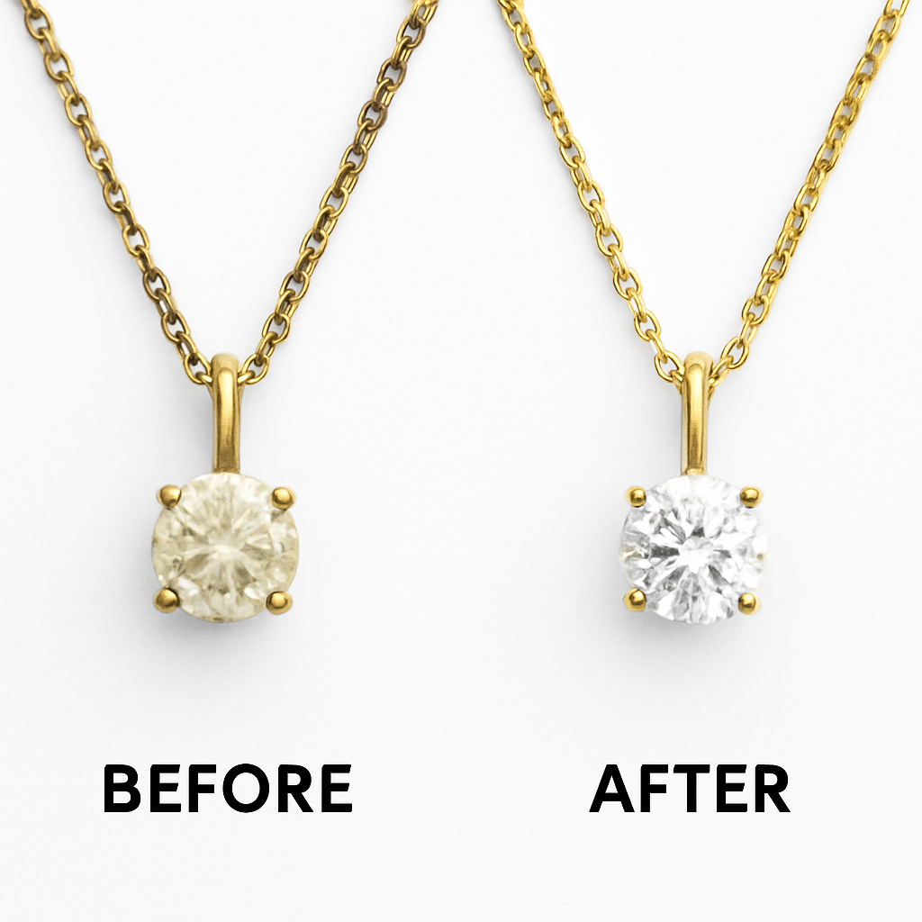 Jewelry Cleaner Kit Instantly Shine Rings, Chains, & Diamonds!