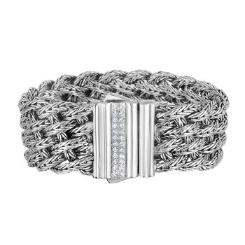 Sterling Silver 7.75in Polished Bracelet with Box Clasp